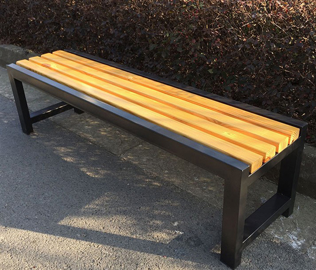 antirust 3 Seat 1500mm Cast Iron And Wood Garden Bench