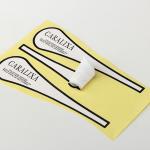 37.5mm Bikini Hygiene Adhesive Shipping Paper Sticker Labels Paper For Swimwear