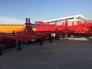 Quality 3 axle 40ft skeleton semi trailers40ft container chassis trailer wholesale