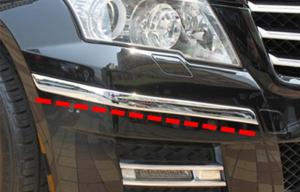 Quality Mercedes-Benz GLK300/350 2008-2012 Auto Body Trim Parts , Front &amp; Rear Corner Protector wholesale