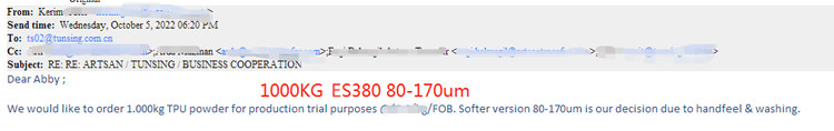 PA Polyamide Hot Melt Glue Powder Excellent Dry Cleaning Performance