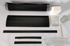 Quality Black Color 3LPE Heat Shrink Wrap Around Sleeve For Pipe Joint Corrosion Protection wholesale