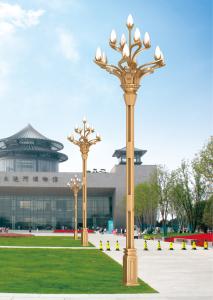 Quality Decorative LED Pole Street Lights 4500K 160lm/W 100-265V high light pole led lamp wholesale