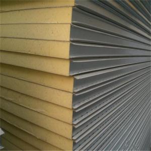 Quality 50mm 75mm insulated grey white steel sheet PU sandwich panel for cold room wholesale
