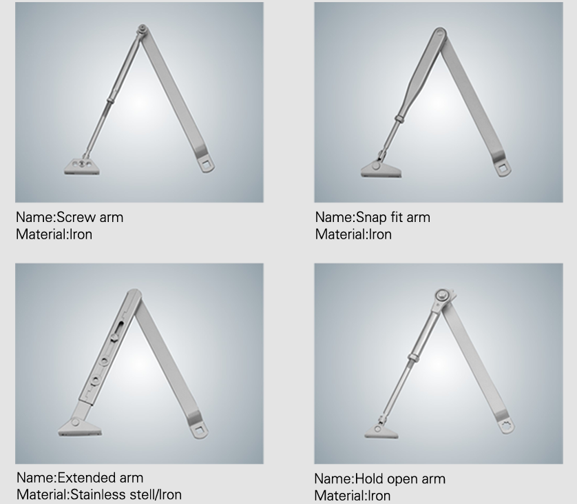 Concealed Automatic Door Closer , Door Hydraulic Closer Max 40KG 130°