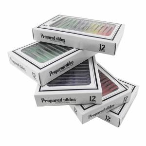 Quality Educational Microscope Set 48 Kinds Plastic Microscope Prepared Slides For Homeschool Education wholesale