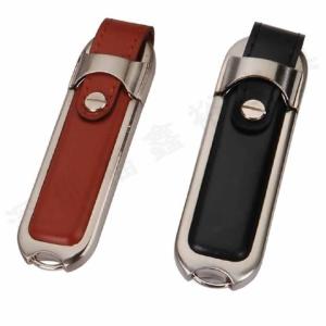 Quality leather pen drive usb flash drive leather black leather flash drive wholesale