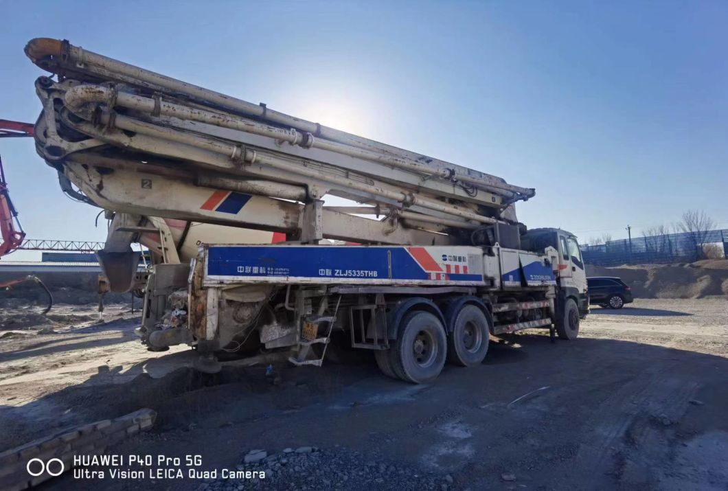 2011 47m Zm Concrete Pump on I. Suzu Truck Concrete Boom Pump Used Heavy Equipment