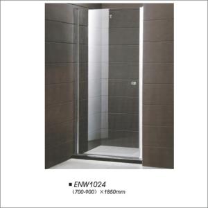 Quality Waterproof Semi Framless Pivot Shower Screen Tempered Glass 5 Years Warranty wholesale