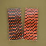 Pumpkin Halloween party supplies paper straws