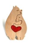 Eco-friendly Wooden 3D Building Blocks Creative Art Gift Home Ornament