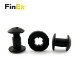 Solid Stainless Steel Aluminum Brass Chicago Screw Rivets for Bags
