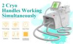 2020 hot sale 2 handles mini cryolipolysis fat freeze slimming machine with