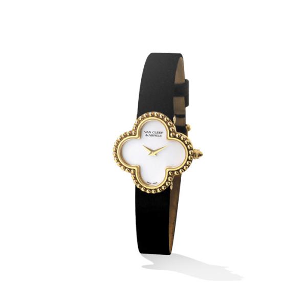 Van Cleef & Arpels Alhambra Vintage Watches small model white mother-of-pearl
