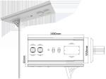 Hitechled 80W 10000lumens solar street light, Luminarias solares para alumbrado
