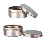 Screen Printing Face Cream 200g Aluminum Jars With Lids