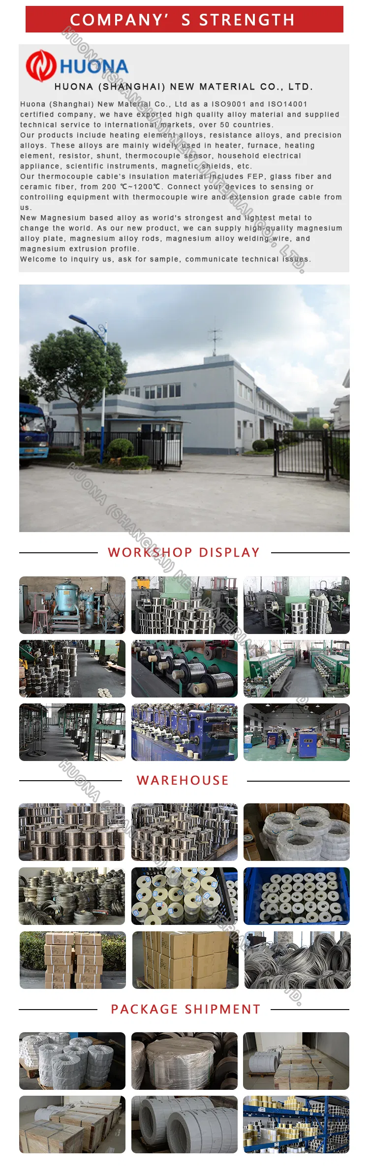 High Quality Nichrom Sheet for Nicr8020 Resistive Element