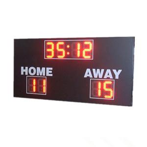 Quality Red Digit Color LED Football Scoreboard , High School Football Scoreboards wholesale