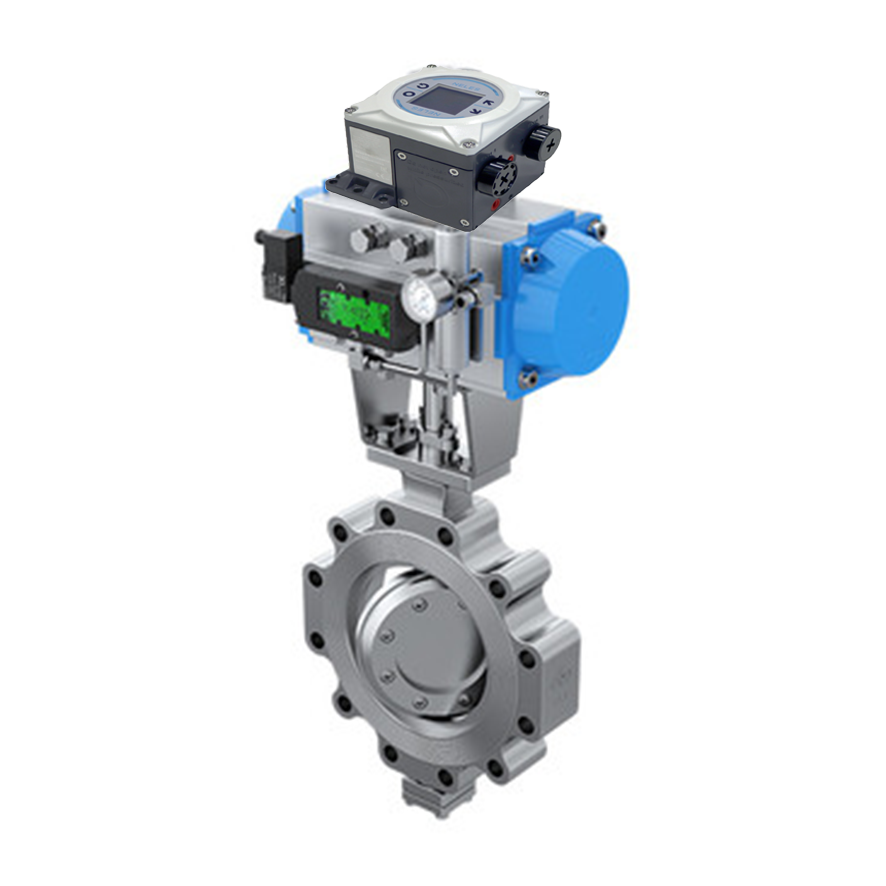 Chinese Control Valve With Neles Valve Positioner ND9000 ND7000 and pnematic actuator