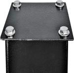 Modern Heavy Duty Steel Mailbox Post With Powder Coated Surface Support Bracket