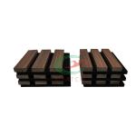 Tasteless Ceiling Sound Absorbing Wood Panels Mildewproof Nontoxic