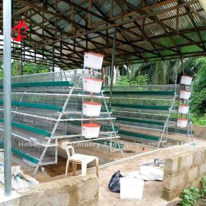 Quality Nigeria Warehouse Premium And Deluxe Poultry Battery Cage System For Layer Chickens Sandy wholesale