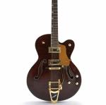 New Full Hollow Body L5 Electric Guitar Flamed Maple Top Jazz Bigsby Bridge