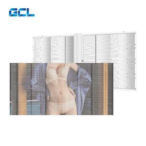Quality Indoor GCL Full Color Transparent Video Wall With Quick Heat Dissipation wholesale