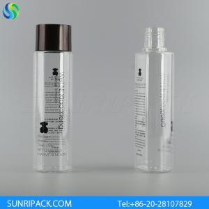 Quality 150ml clear cylinder round plastic bottle, 5oz PET shampoo bottle wholesale