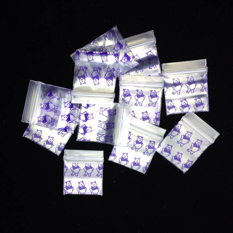 Resealable Seal Magic Mini Plastic Zipper Bags Customized Design