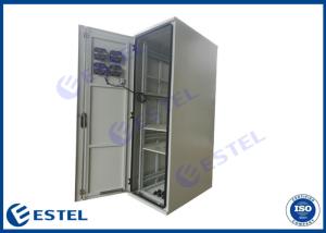 Quality Fan Cooling 42U RAL7035 Outdoor Telecom Enclosure wholesale