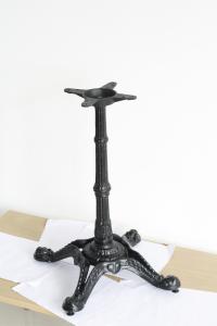 Quality Restaurant Metal Banquet Table Leg Black Color 24&quot; Base Size Powder Coat Finish wholesale
