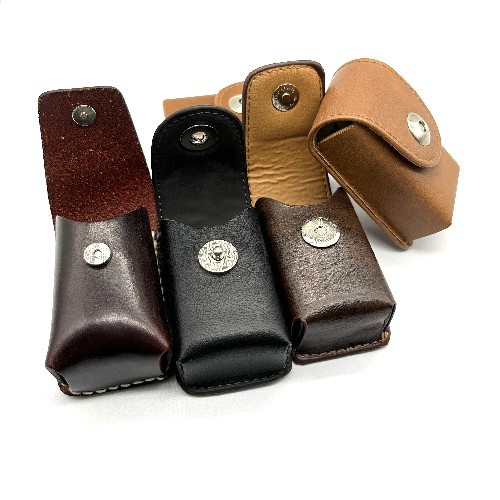 Eco Travel Folding Portable Sunglass Case Holder Handmade Leather