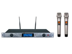Quality New two channels KTV IR frequency wireless microphone KU-3031 wholesale