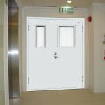 Apartment Honeycomb 1.5H Fireproof Steel Exit Doors