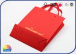 New Year Festival Gift Package Red Paper Bag Customized Gold Stamping