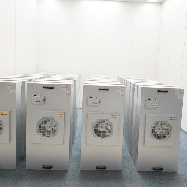 Galvalume Casing HEPA FFU Fan Filter Unit For Cleanroom Ceiling, with low noise AC motor