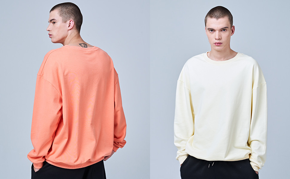 400GSM 320GSM O Neck Men'S Crewneck Sweatshirt Anti Shrink