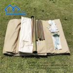Waterproof Outdoor Safari Glamping Canvas Tent For Awning Rain Cover Tent