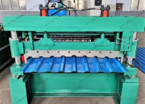 China 10kw Trapezoidal Roll Forming Machine 1250mm Tin Sheet Making Machine on sale