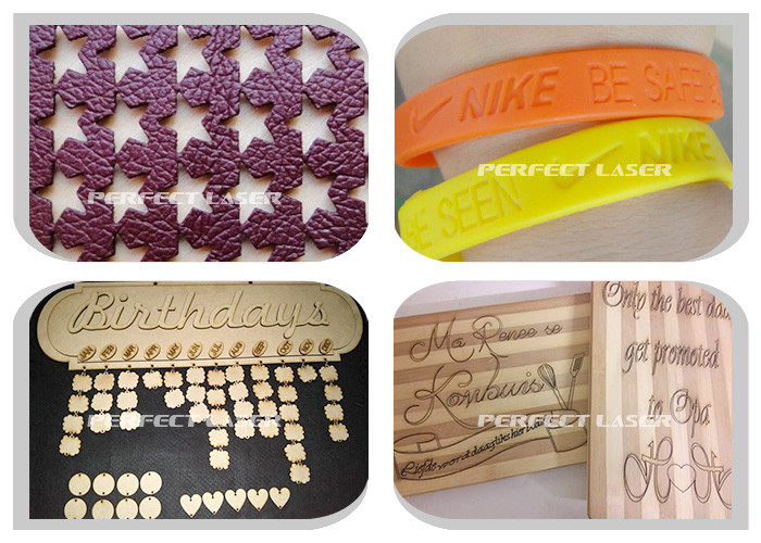 Automatic LCD Touch CO2 Laser Cutting Machine For Fabric / Garment