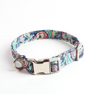 Quality Sublimation Custom Dog Collars Personalized Logo Design Excellent Material wholesale