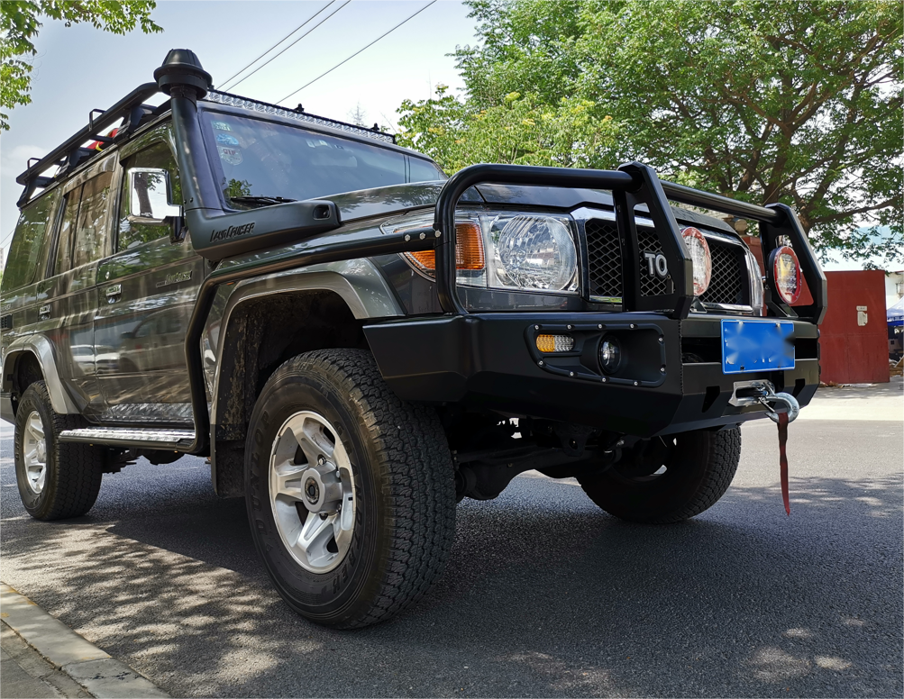 Add Style and Functionality to Your Toyota LC79 with Rear Bumper and Tire Carrier
