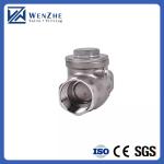 Female Thread 1/2 Inch Swing Check Valve WOG 200 PSI Stainless Steel SS304 CF8M