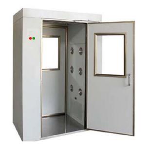 Quality Stainless Steel GMP Self Contained Cleanroom Air Shower With 12 Nozzles wholesale
