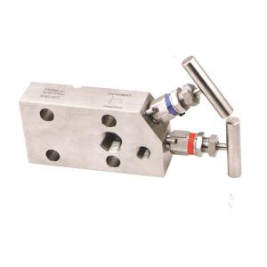 Quality Two Valve 6000 Psi 200C Differential Pressure Manifold PTFE Seat wholesale