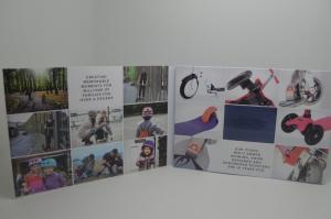 Quality 3.5 Inch Artwork LCD Video Mailer With Touch Screen , Video Booklets wholesale