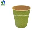 Commercial Kraft Ripple Paper Cups Unique With Customized Printed Logo