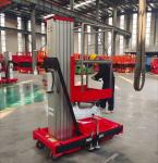 26.65 Ft 286 Lb Aluminum Alloy Single Mast Aerial Work Lifting Platform Mobile