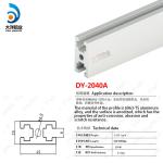 Natural Color 2040A Aluminium Extrusion Products Anodizing
